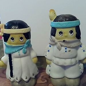 Vintage Indian Salt and Pepper Shakers